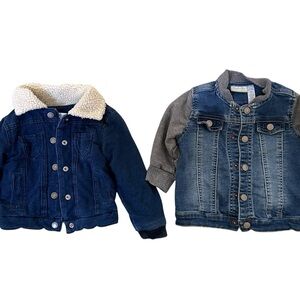 Kids Denim and Sherpa Jackets Set